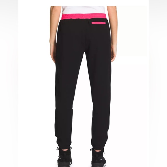NWT The North Face TNF Tech Pants Black with Bright Coral Trim New Size XXL - Picture 11 of 14